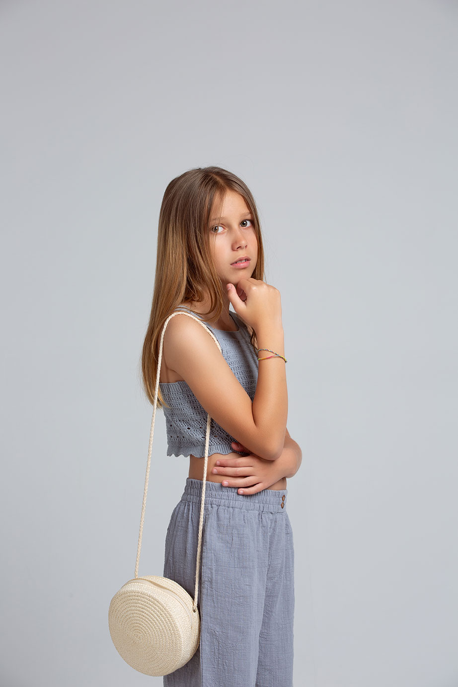 Niña durante una sesión de Test de Modelo Infantil en estudio