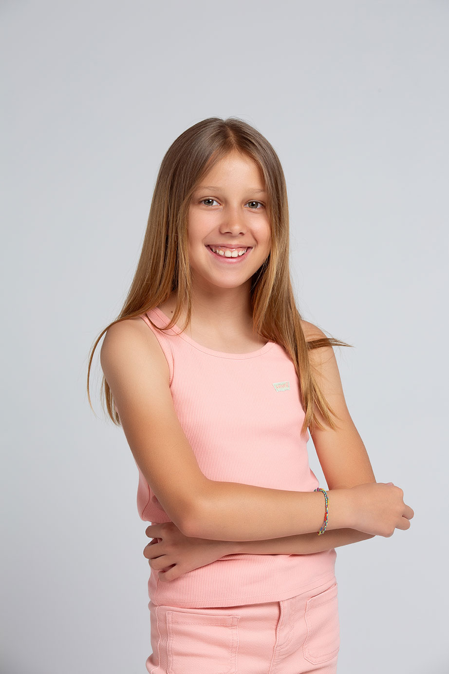 Niña durante una sesión de Test de Modelo Infantil en estudio